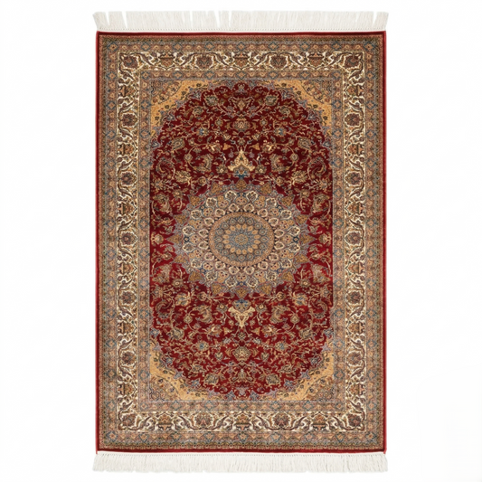 Royal Maroon Persian Heritage Silk Rug