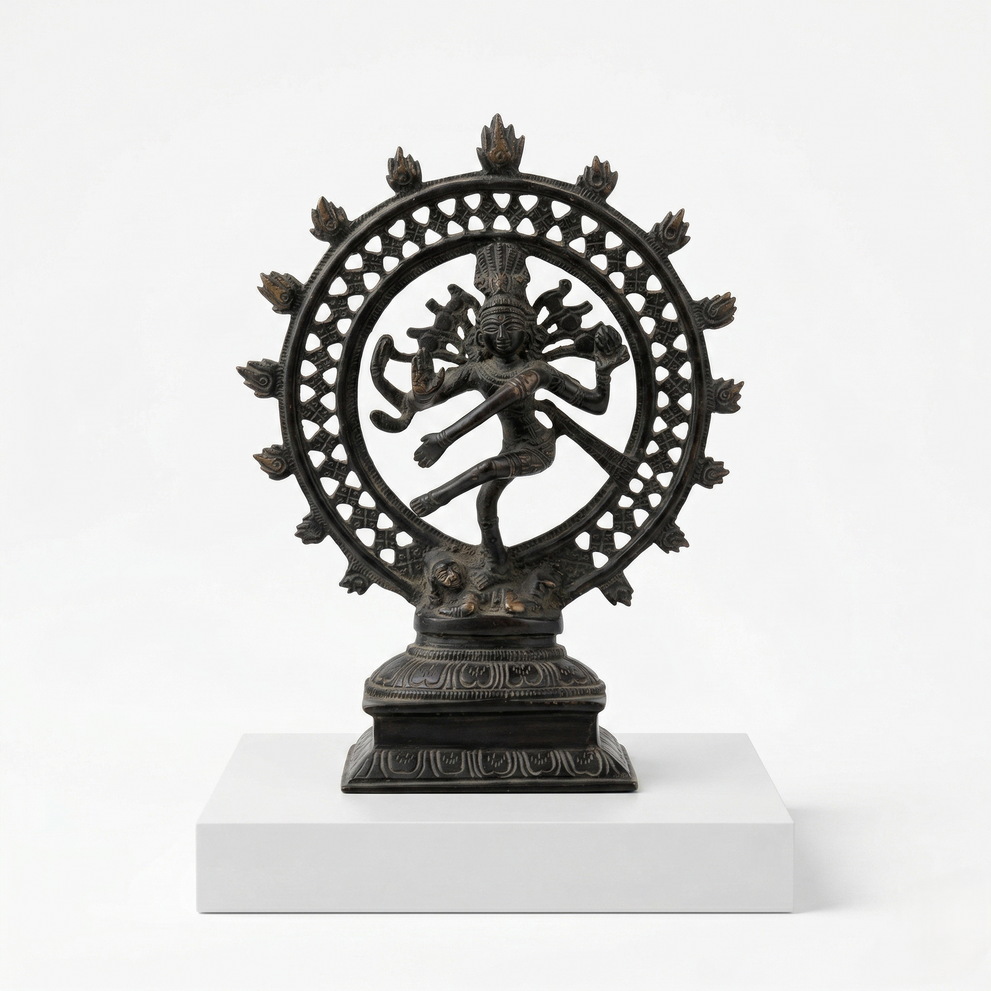 Majestic Brass Shiva Nataraja Divine Sculpture