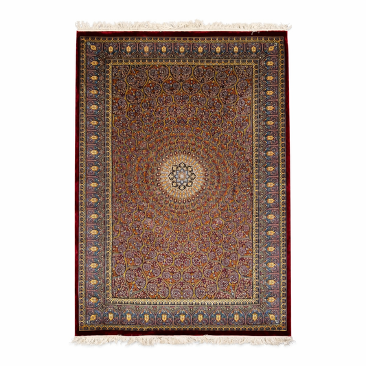 Royal Crimson Silk Touch Persian Rug