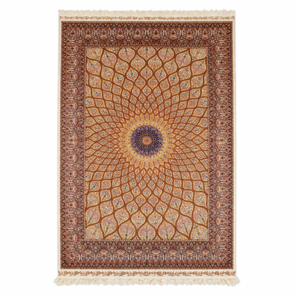 Royal Medallion Hand Knotted Silk Rug