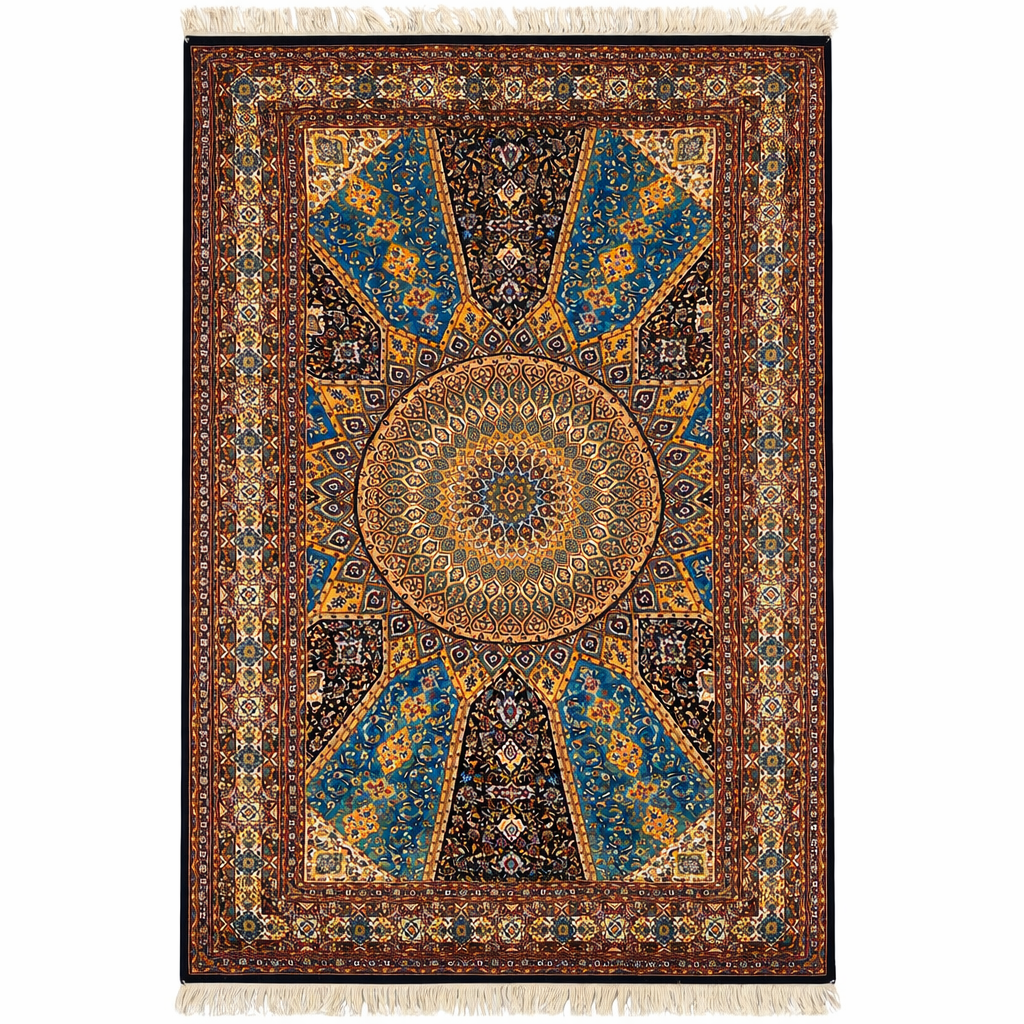 Royal Medallion Intricate Persian Heritage Rug
