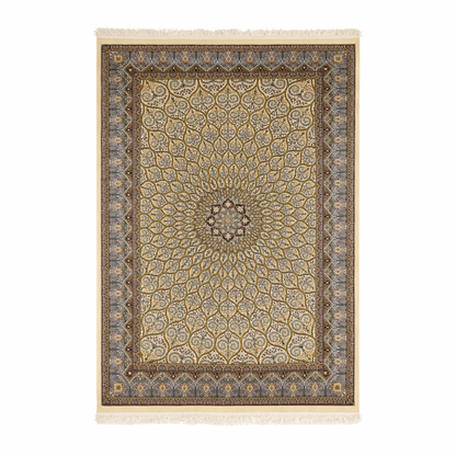 Royal Medallion Persian-Style Cream Rug