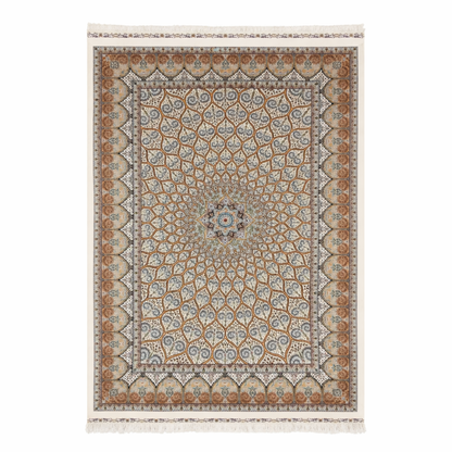 Royal Persian-Inspired Floral Medallion Rug
