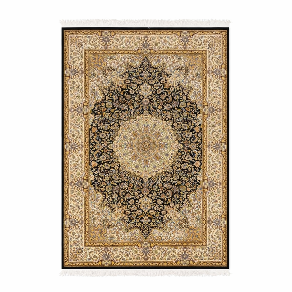 Intricate Medallion Pattern Persian Style Rug