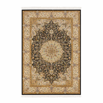 Intricate Medallion Pattern Persian Style Rug