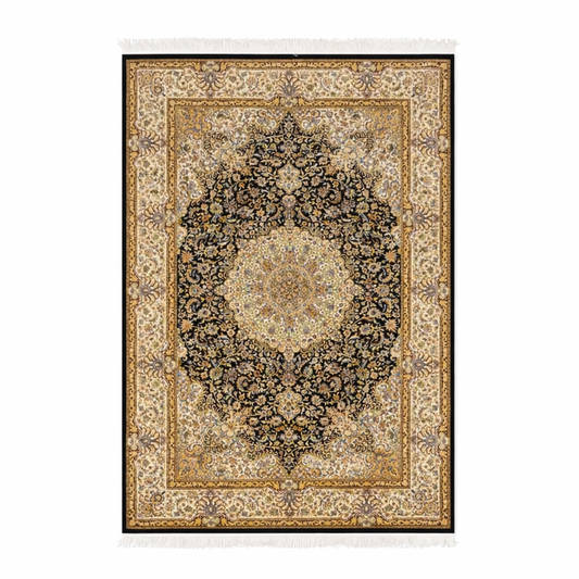 Intricate Medallion Pattern Persian Style Rug