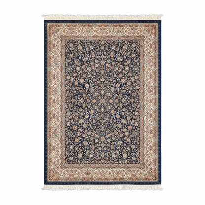 Traditional Midnight Floral Persian Style Rug