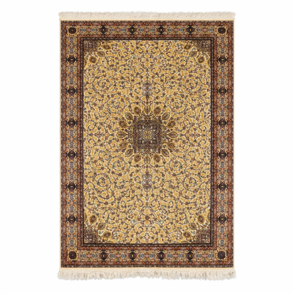 Ornate Persian Style Floral Medallion Area Rug