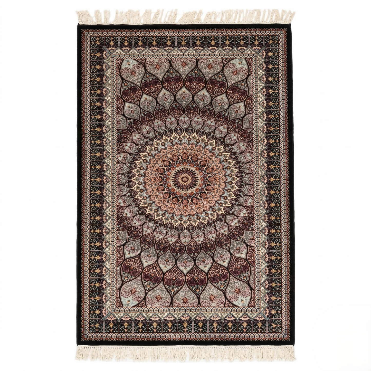 Persian Heritage Hand Knotted Medallion Rug