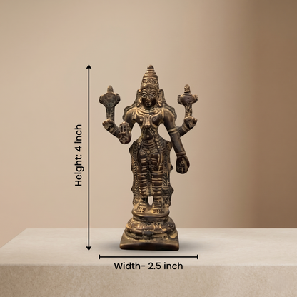 Lord Vishnu Brass Idol