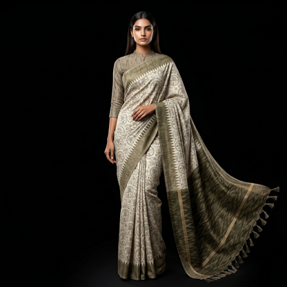 Elegant Earthy Ikats & Tree Motifs