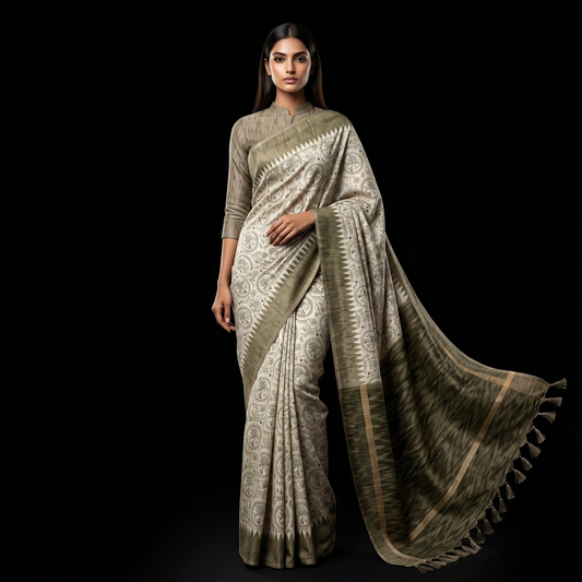 Elegant Earthy Ikats & Tree Motifs