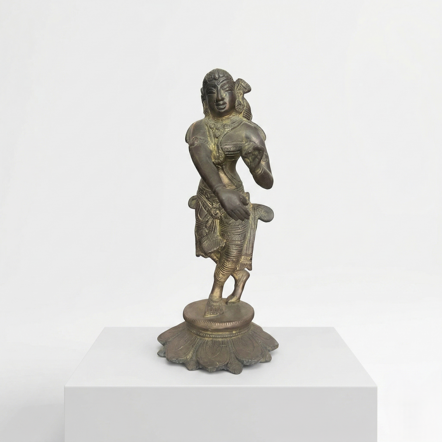 Heritage Brass Dancing Apsara Statue