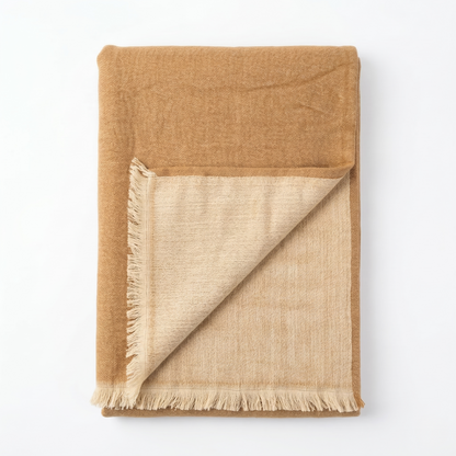 Hand Carved Heritage Pure Wool Oversized Blanket