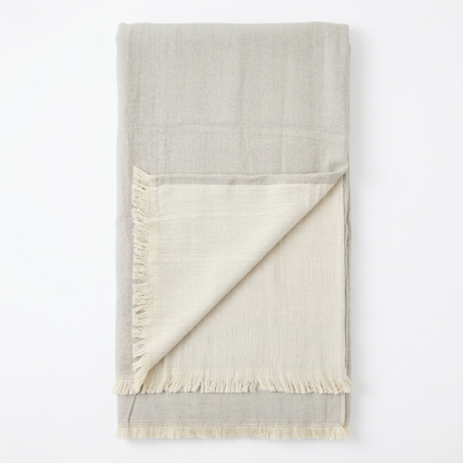 Hand Carved Heritage Pure Wool Oversized Blanket