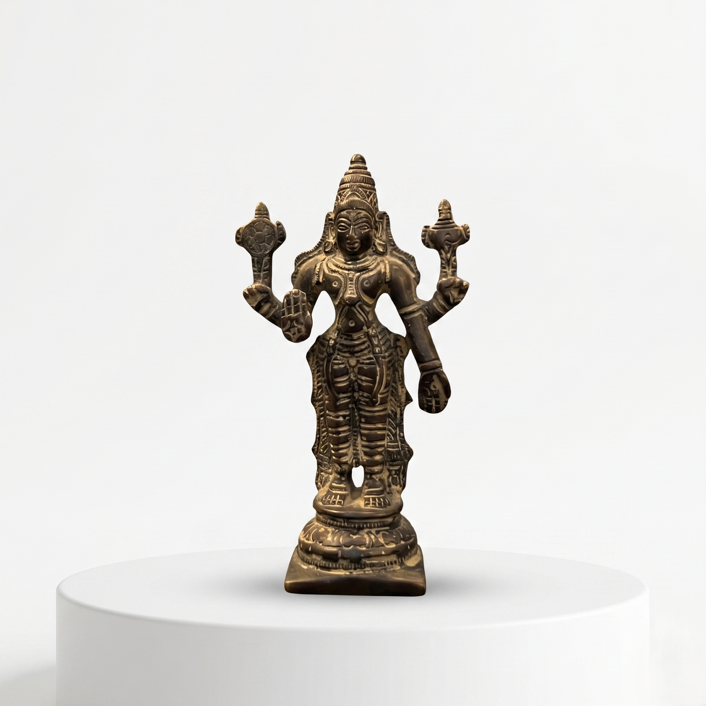 Lord Vishnu Brass Idol