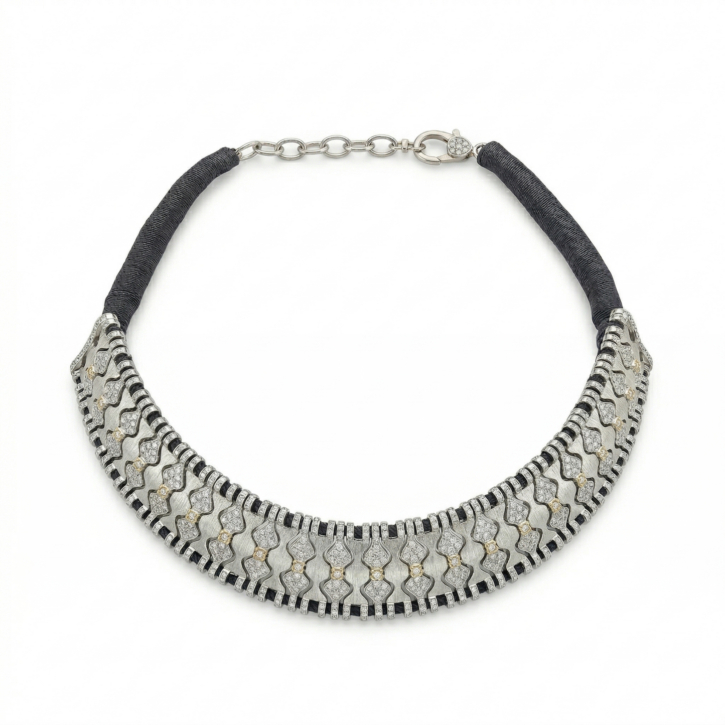 Vintage Radiance 92.5 Silver Filigree Choker