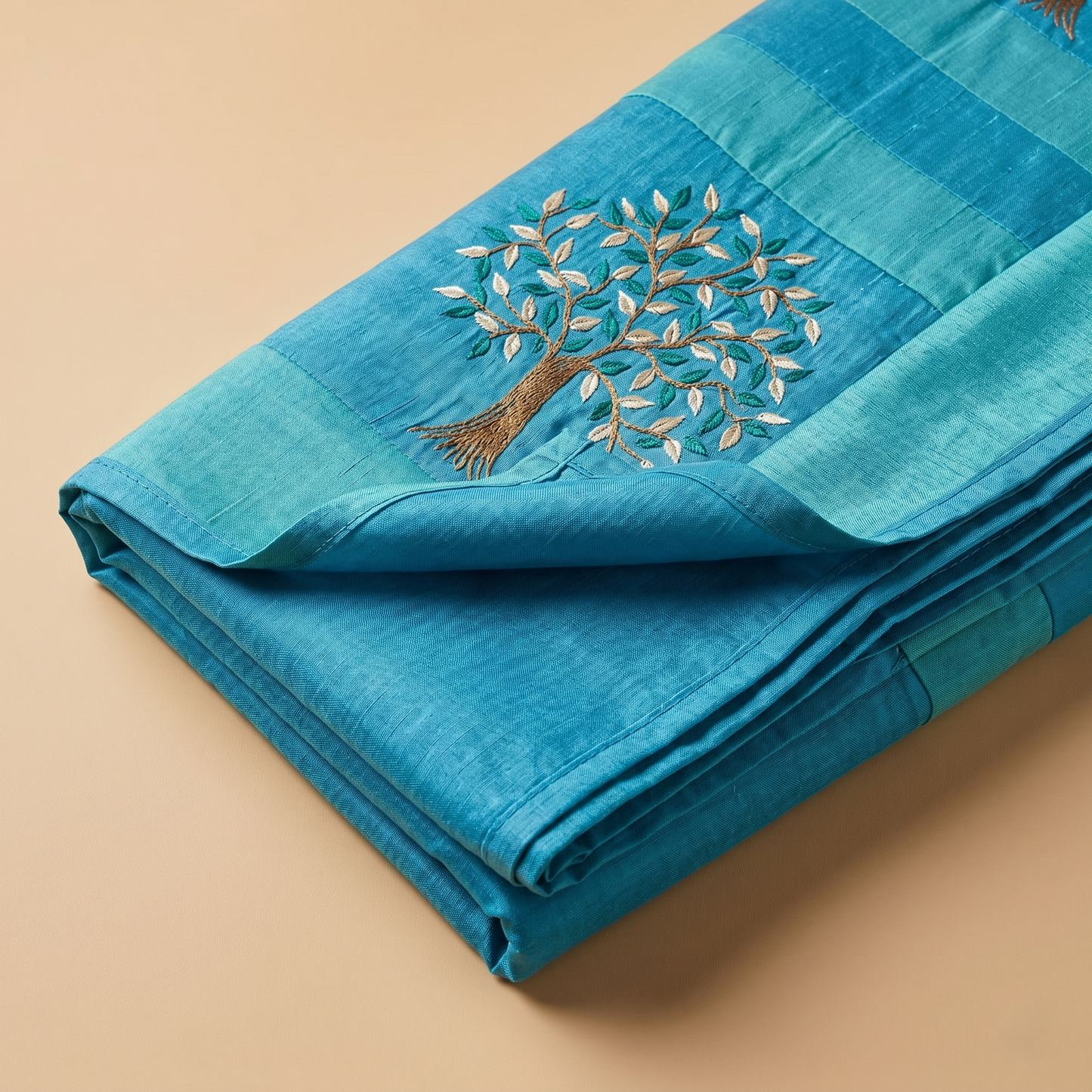 Luxury Tree Of Life Silk Bedcover