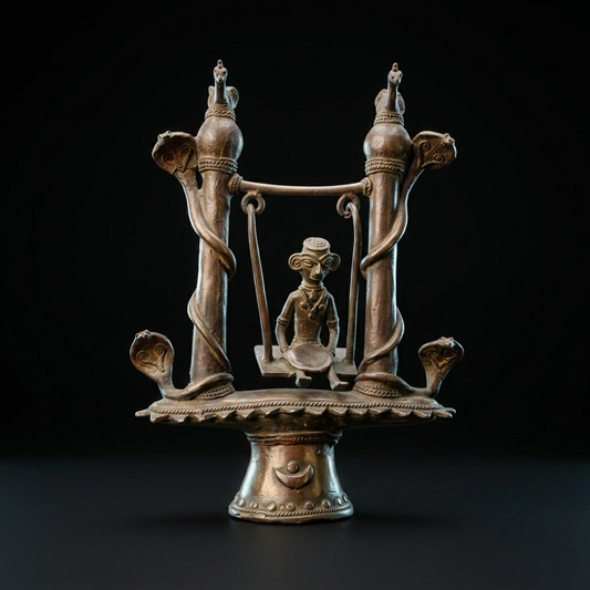 Heritage Brass Figurine Jhula Decorative Masterpiece