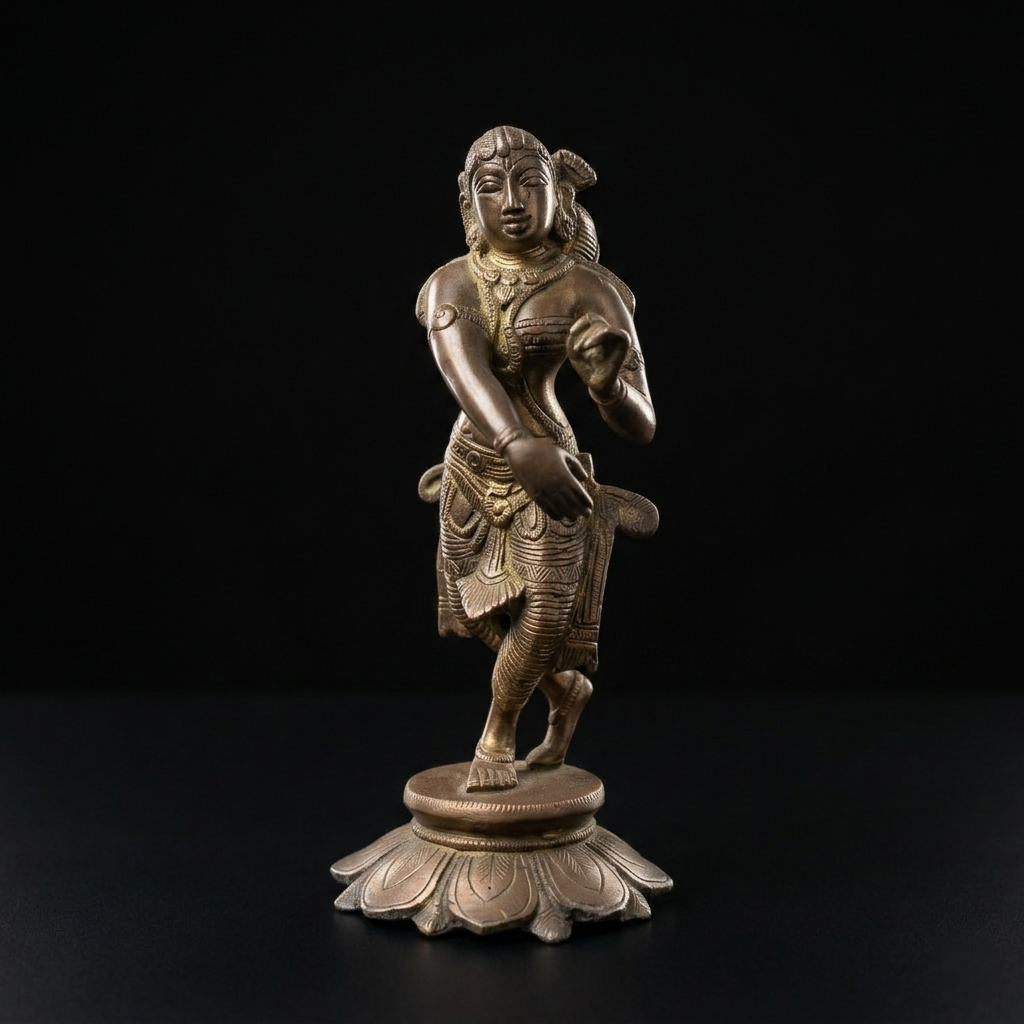 Heritage Brass Dancing Apsara Statue