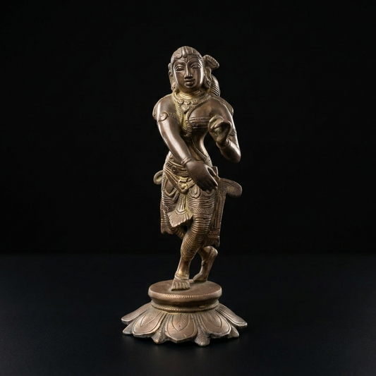 Heritage Brass Dancing Apsara Statue
