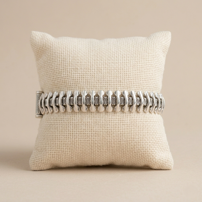 Vintage Silver Filigree Statement Bracelet