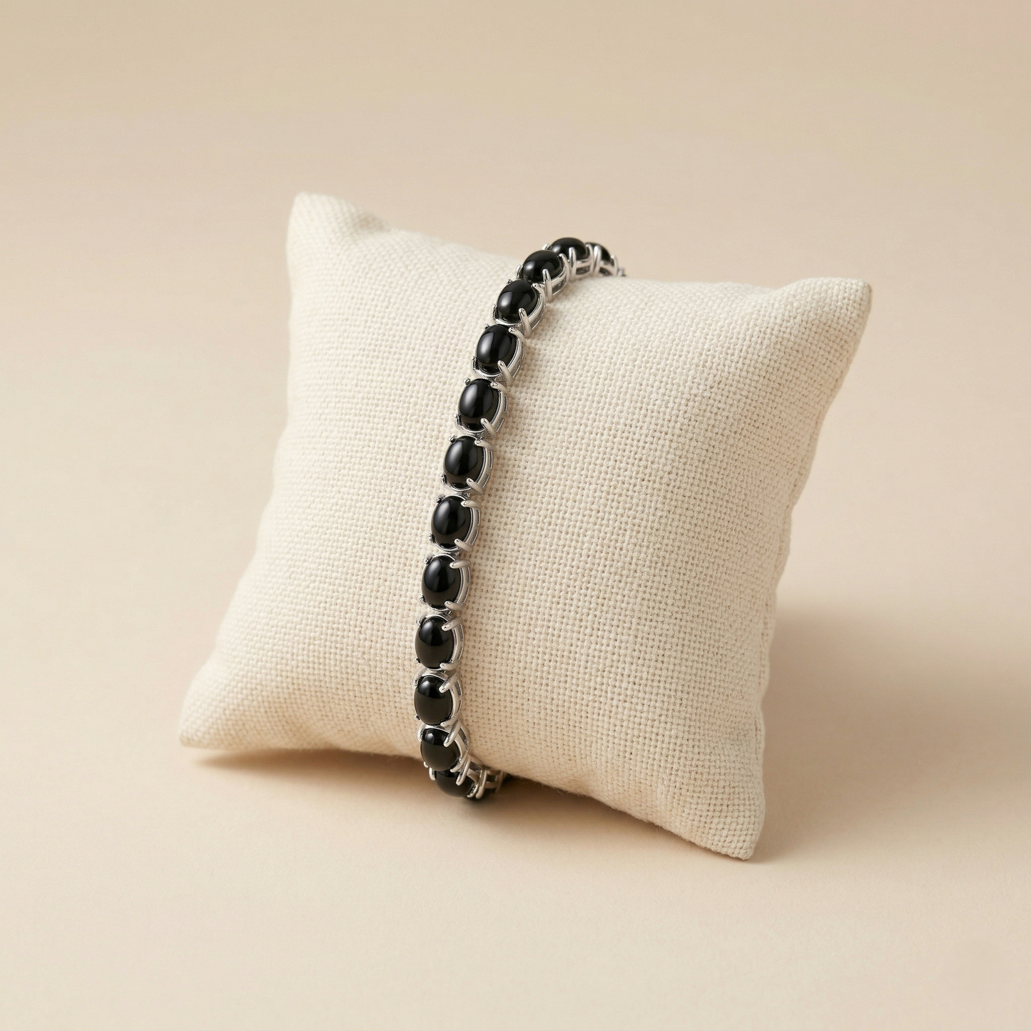 Midnight Majesty Sterling Silver Gemstone Bracelet