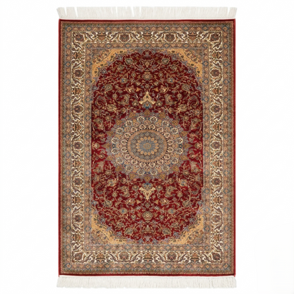 Royal Maroon Persian Heritage Silk Rug