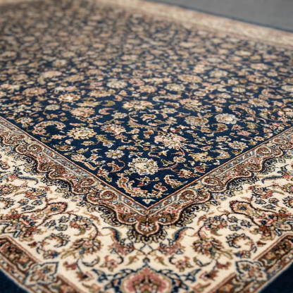 Traditional Midnight Floral Persian Style Rug