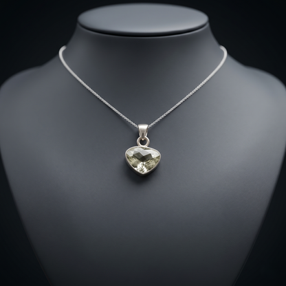 Heart of Heritage Silver Amethyst Pendant