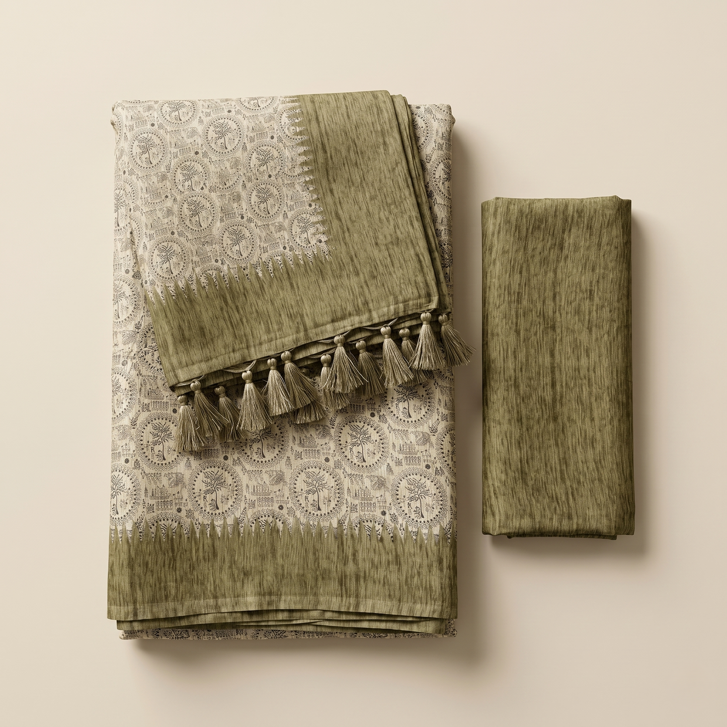 Elegant Earthy Ikats & Tree Motifs