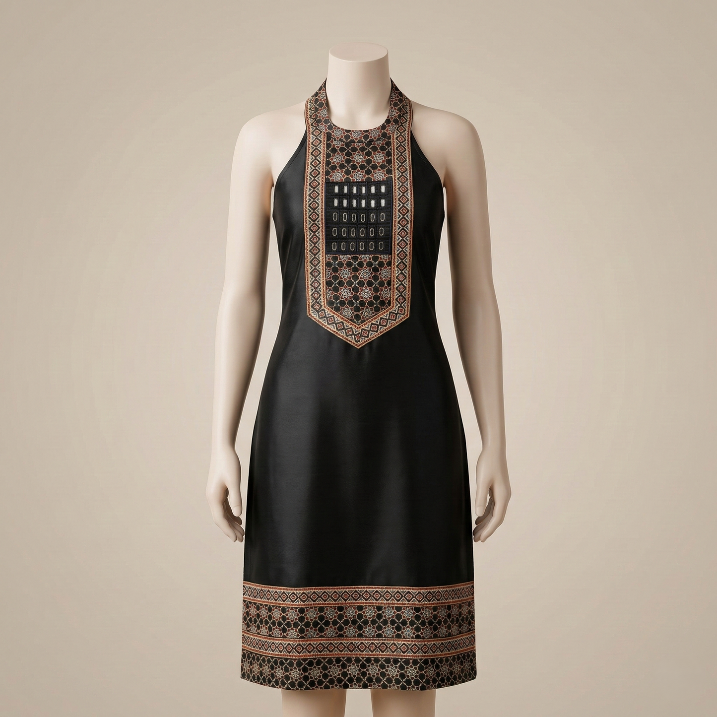 Timeless Elegance The Midnight Noir Kurti