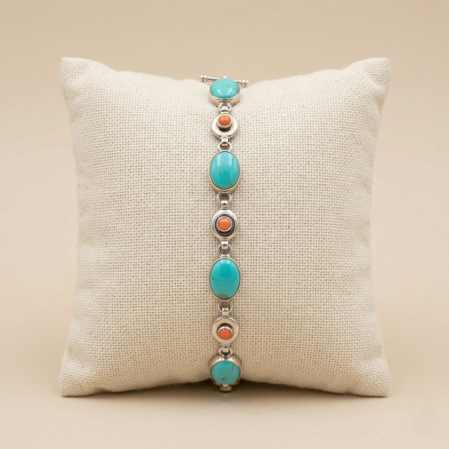 The Eternal Azure Silver Link Bracelet