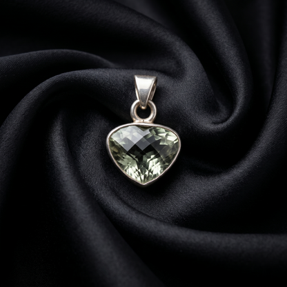 Heart of Heritage Silver Amethyst Pendant