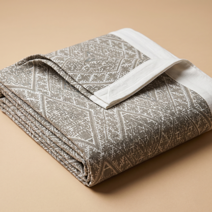 Luxury Geometric Simplicity Cotton Bedcover