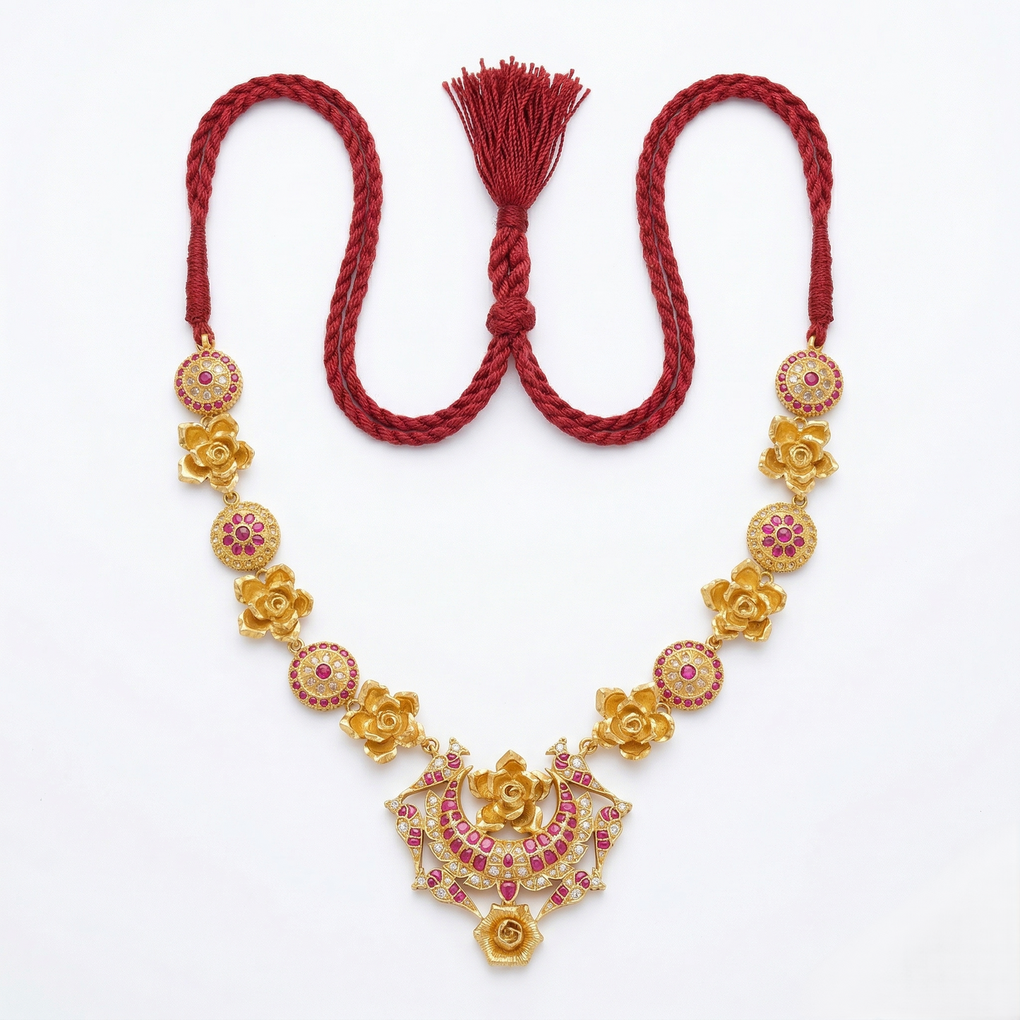 The Royal Chand Suraj Floral Choker