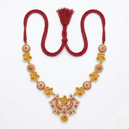 The Royal Chand Suraj Floral Choker