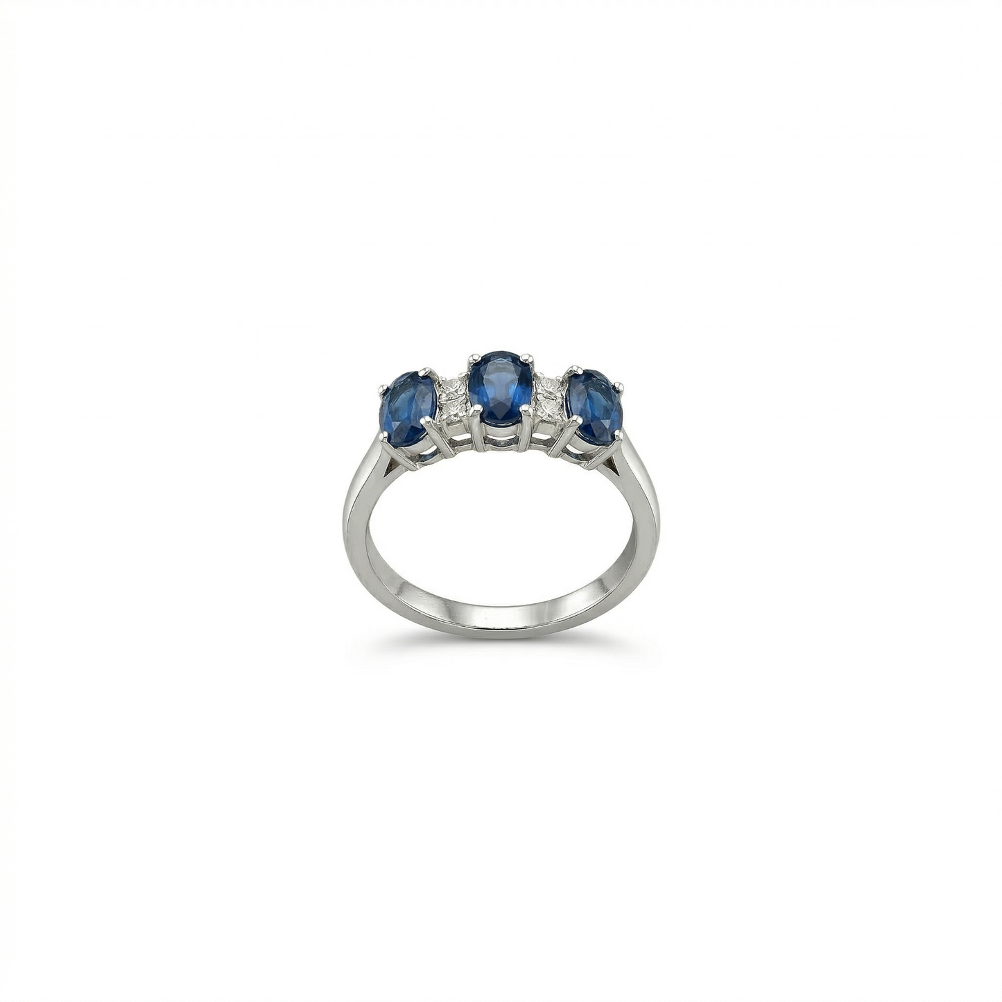 Three-Stone Sapphire Ring