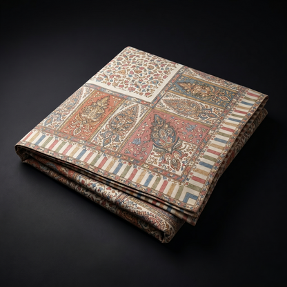 Sanganeri Print Floral Luxury Cotton Bedcover