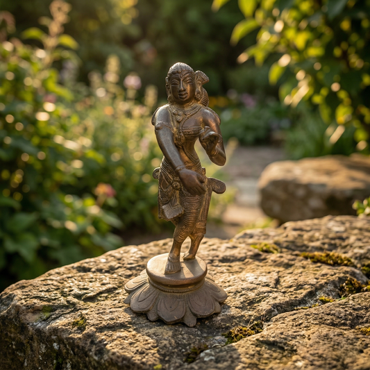 Heritage Brass Dancing Apsara Statue