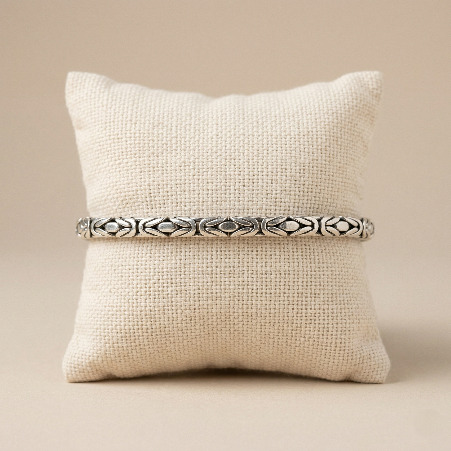 Royal Sterling Floral Link Bracelet