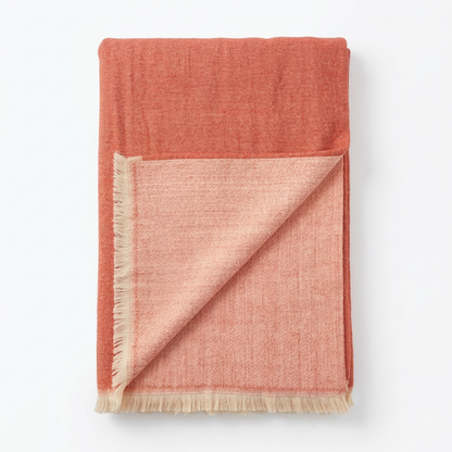 Hand Carved Heritage Pure Wool Oversized Blanket