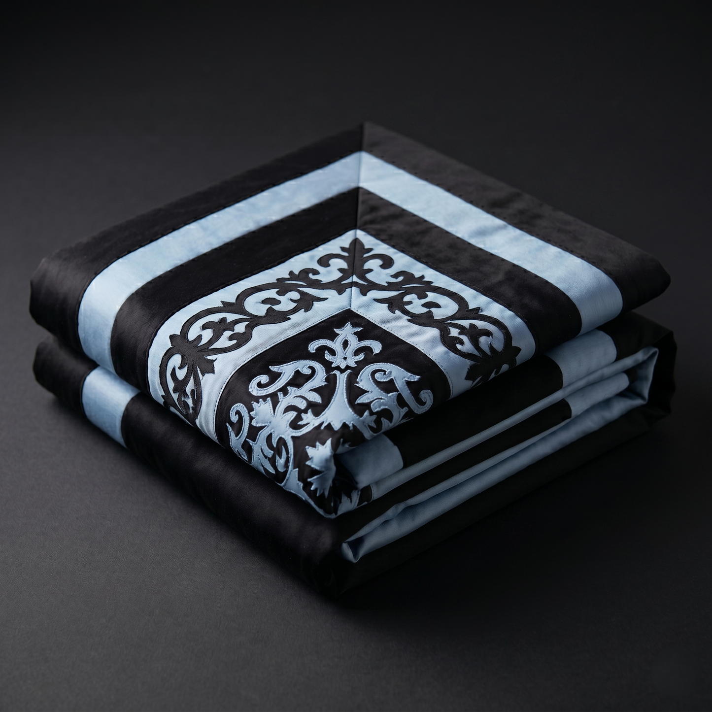 Royal Velvet Intricate Arabesque Bedcover Design