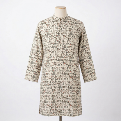 Heritage Hand-Block Printed Artisanal Kurta