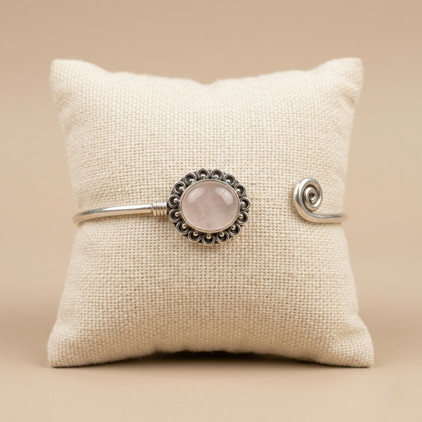 Celestial Moonlight 92.5 Sterling Silver Bangle