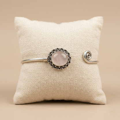 Celestial Moonlight 92.5 Sterling Silver Bangle