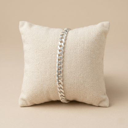 Elegance Glimmer Sterling Silver Bracelet