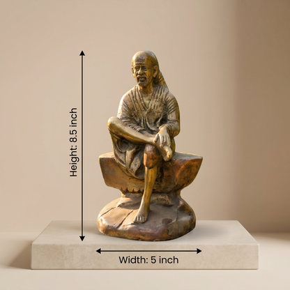 Handcrafted Brass Shirdi Sai Baba Idol