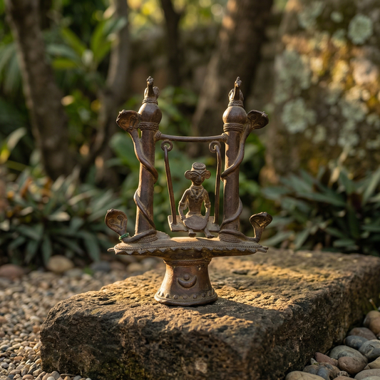 Heritage Brass Figurine Jhula Decorative Masterpiece