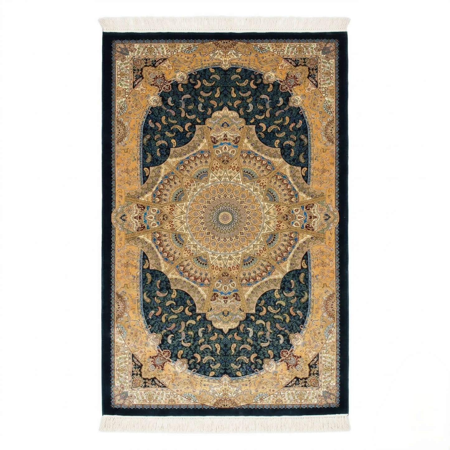 Royal Persian Heritage Hand-Tufted Rug